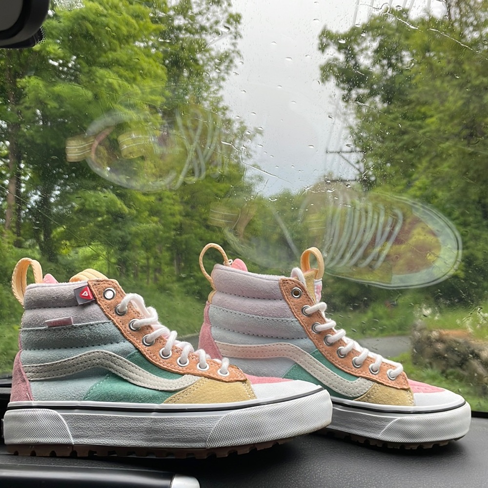 RARE suede multi colored MTE Vans